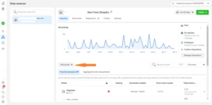 Meta Events Manager panelindən hadisə izləmə görünüşü – Tendo.az üçün Meta Pixel quraşdırma-Meta Pixel nədir,Facebook Pixel nədir, Meta Pixel quraşdırma, Conversion API nədir, CAPI vs Pixel, server-side tracking, iOS 14 pixel, reklam izləmə, Meta Events Manager