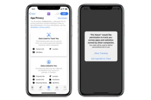 iOS 14 yeniləməsindən sonra Meta Pixel məlumat itkisi qrafiki – ATT məhdudiyyətlərinin reklam izləməyə təsiri-Meta Pixel nədir,Facebook Pixel nədir, Meta Pixel quraşdırma, Conversion API nədir, CAPI vs Pixel, server-side tracking, iOS 14 pixel, reklam izləmə, Meta Events Manager